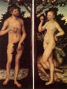 CRANACH, Lucas the Elder Adam and Eve 03 oil painting on canvas